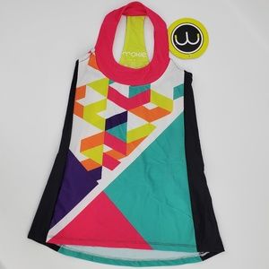 MOXIE Cycling Young Girls Kids T Back Athletic Top